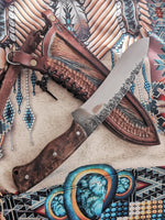 Hand Made Skinning/Hunter/Bushcraft Survival Knife
